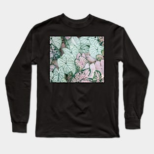 Leaf pattern Long Sleeve T-Shirt